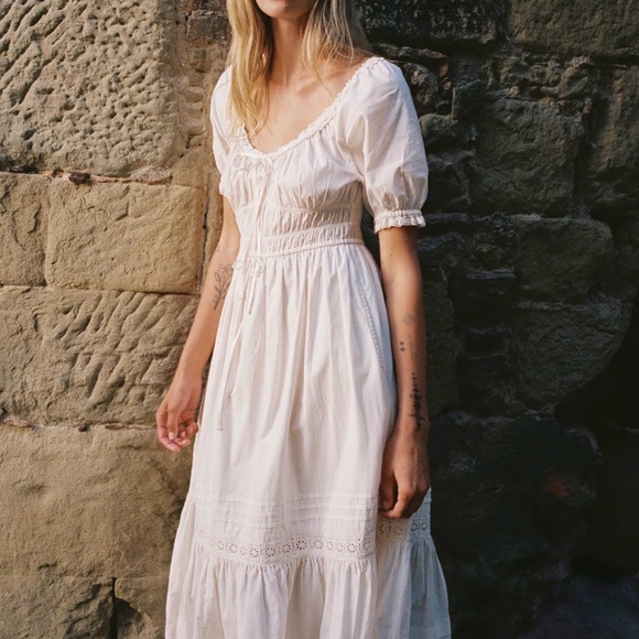 NWOT Christy Dawn Brynne Dress in Pearl - Picture 2 of 15